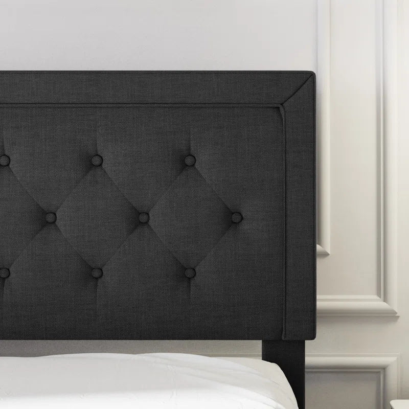 Hegg Tufted Upholstered Platform Bed